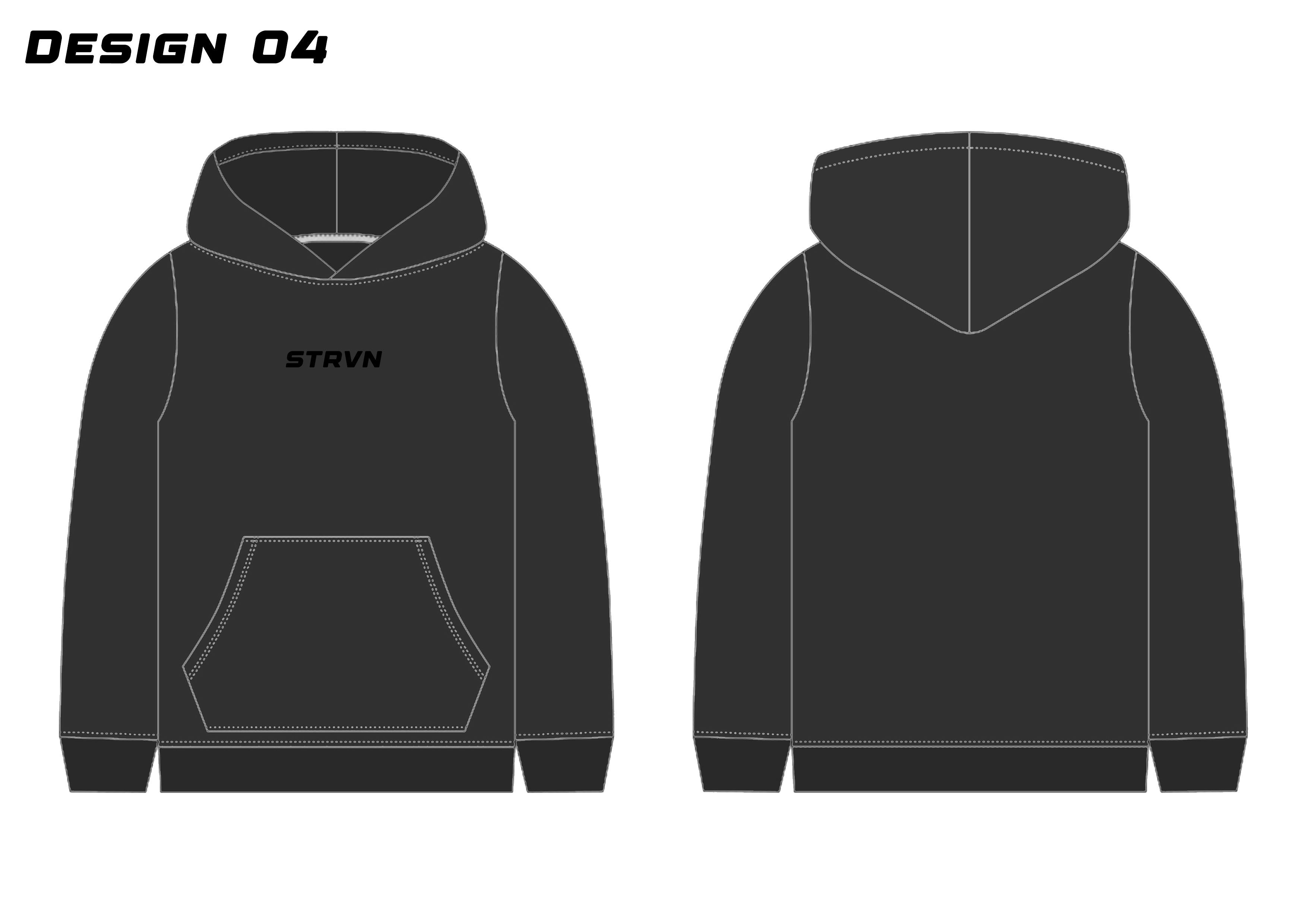 BASIC BLACK HOODIE